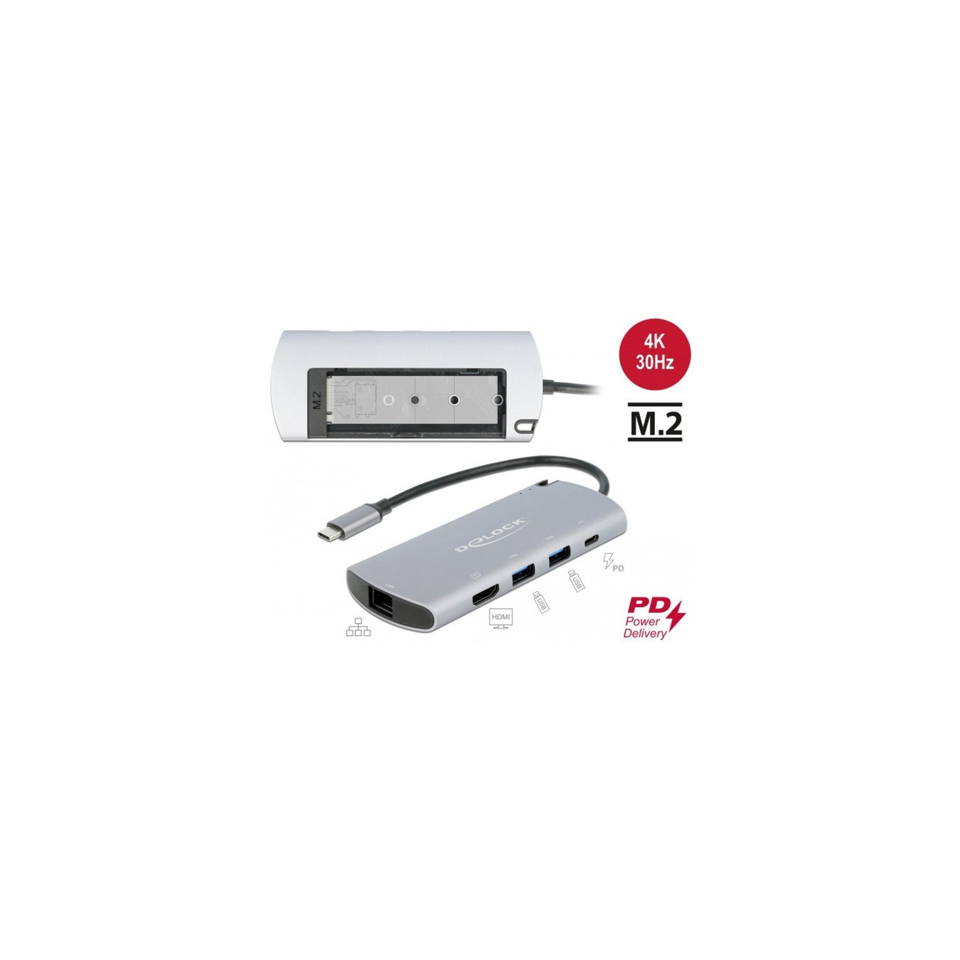 USB Type-C Dockingstation mit M.2 Slot — Buy in Cyprus with Fast Delivery