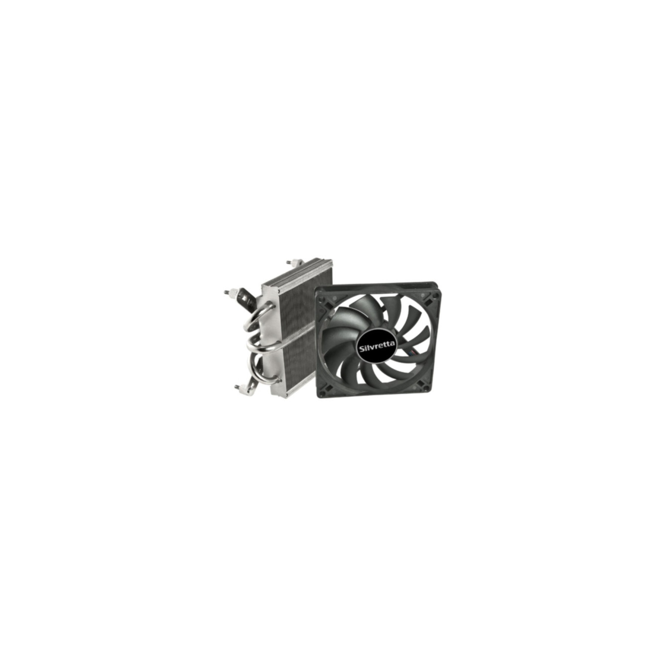 Alpenföhn Silvretta Low-Profile CPU Cooler - 45mm Height, 92mm PWM Fan, Black — Buy in Cyprus with Fast Delivery