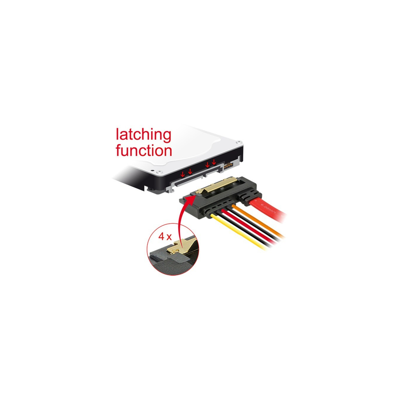 Adapterkabel SATA 7Pin + Floppy 4Pin to SATA 22Pin — Buy in Cyprus with Fast Delivery
