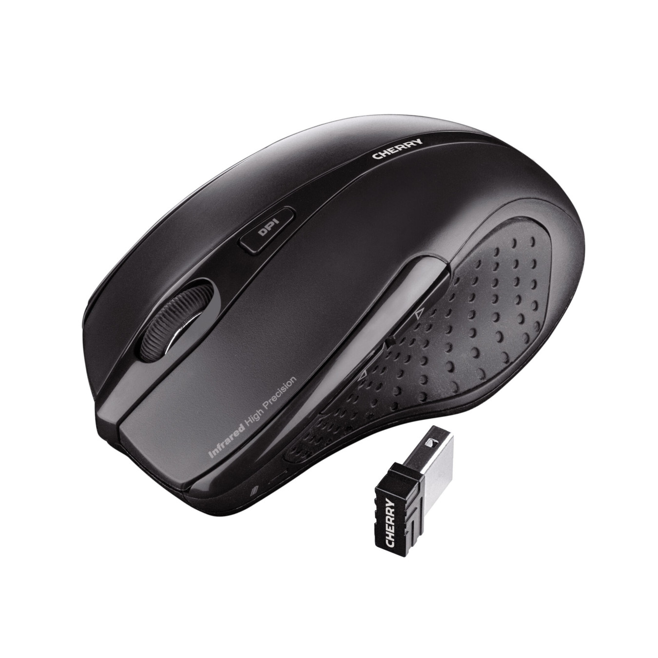 CHERRY MW 3000 - JW-T0100 - Wireless Ergonomic Right-Hand Mouse, Black, 1750 DPI, 2.4 GHz — Buy in Cyprus with Fast Delivery