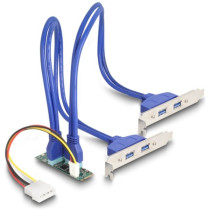 Converter M.2 Key B+M connector to 4 x USB 5 Gbps Type-A, interface extension — Buy in Cyprus with Fast Delivery