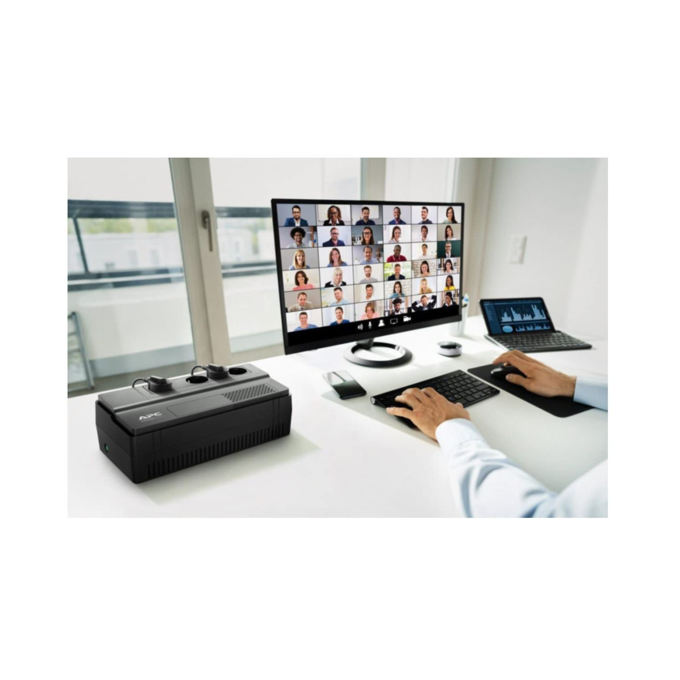 APC Easy UPS BV800I-GR - 800VA Line-Interactive UPS - 230V, 450W, 4x Schuko outlets, Black — Buy in Cyprus with Fast Delivery