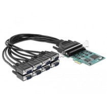 PCIe card to 8xSerial RS-232 DB9, interface card — Buy in Cyprus with Fast Delivery
