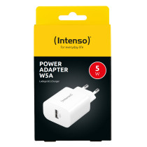 Intenso USB-A Wall Charger - 7800512 - 5W White USB-A Adapter (EU Plug) — Buy in Cyprus with Fast Delivery