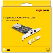 PCI Express x2 Karte zu 2 x RJ45, LAN-Adapter — Buy in Cyprus with Fast Delivery