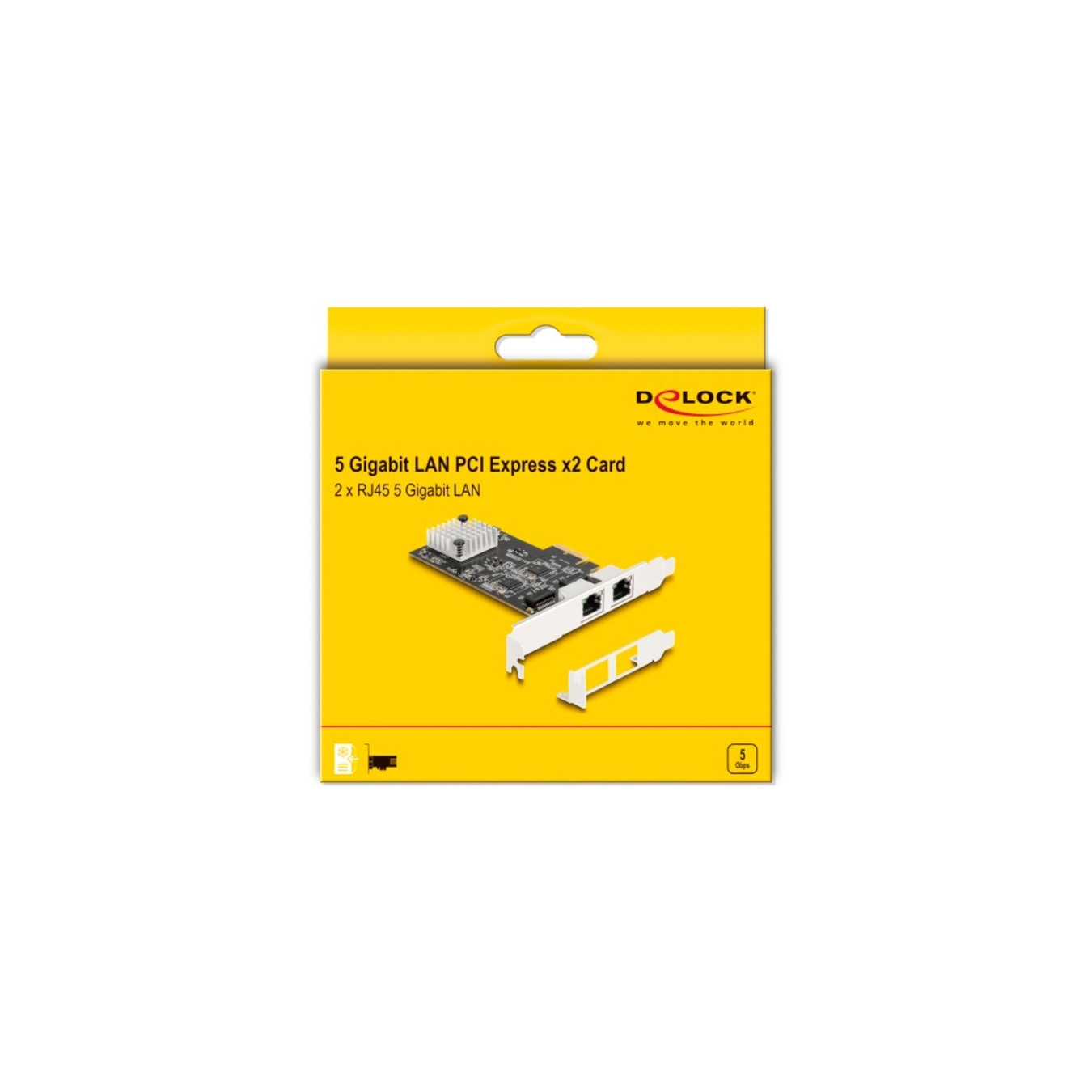 PCI Express x2 Karte zu 2 x RJ45, LAN-Adapter — Buy in Cyprus with Fast Delivery