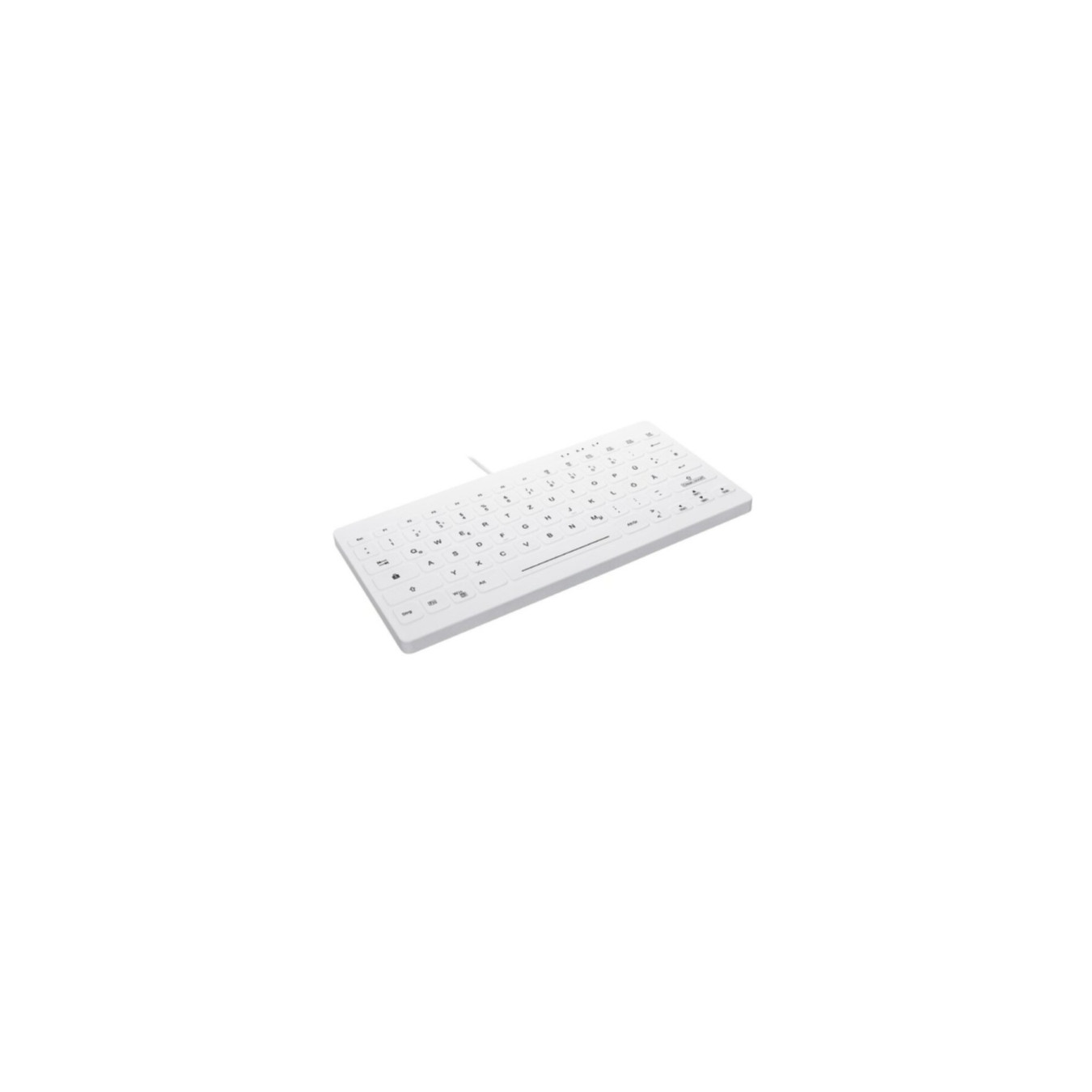 CHERRY Medical ACTIVE KEY AK-C4112 - AK-C4112F-U1-W - Wired White Mini Medical Keyboard, Scissor Switch