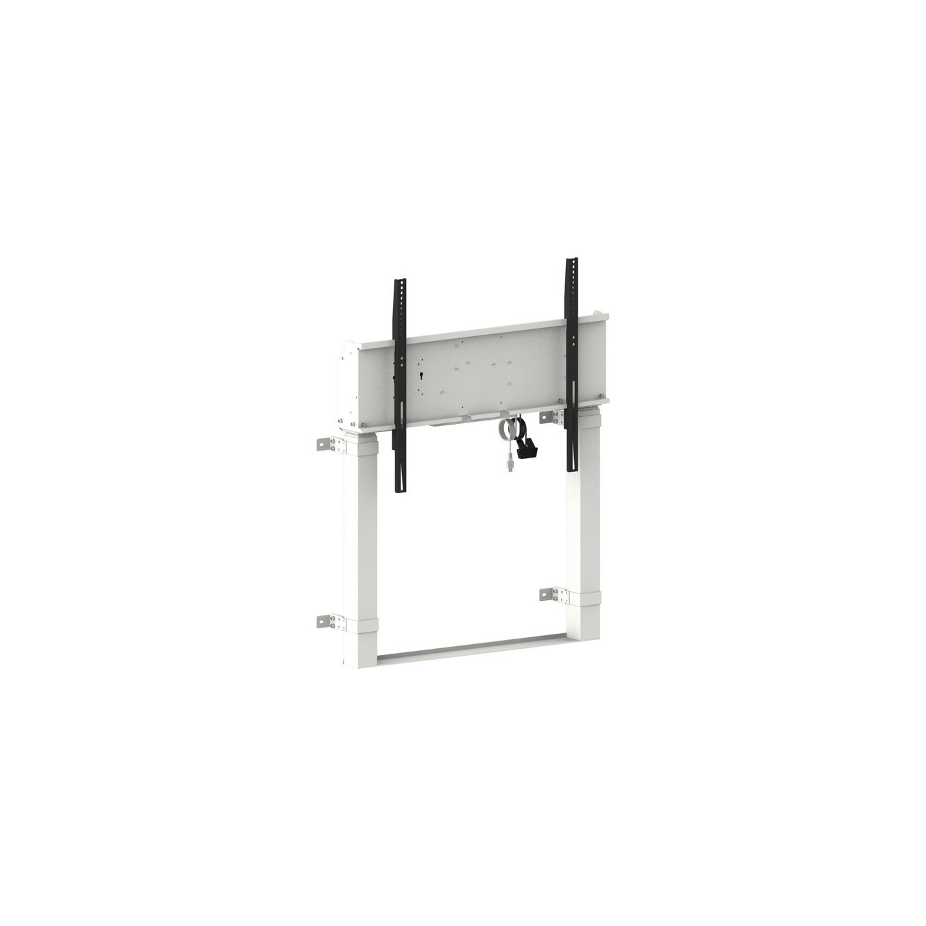Electric stationary pylon system MD-WLIFT2031-W1, monitor holder — Buy in Cyprus with Fast Delivery