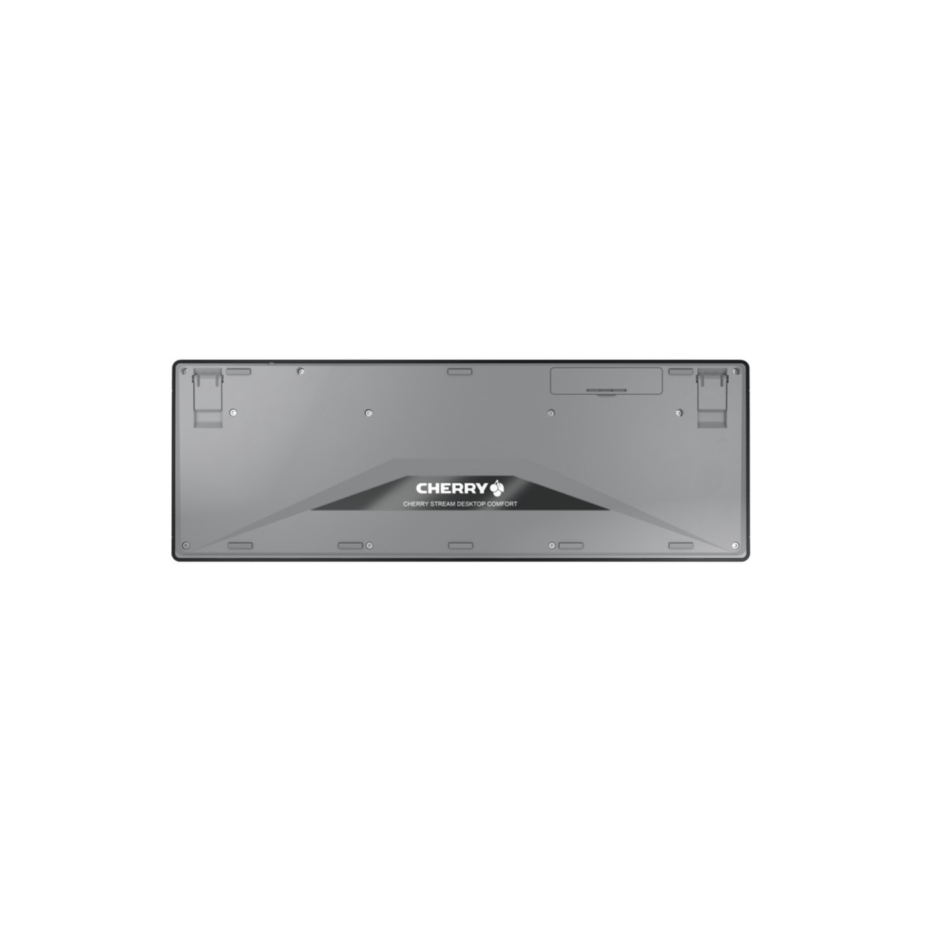CHERRY Stream Desktop Comfort - JD-8550DE-2 - Wireless Full-Size Keyboard & Ergonomic Right-Hand Mouse, Black