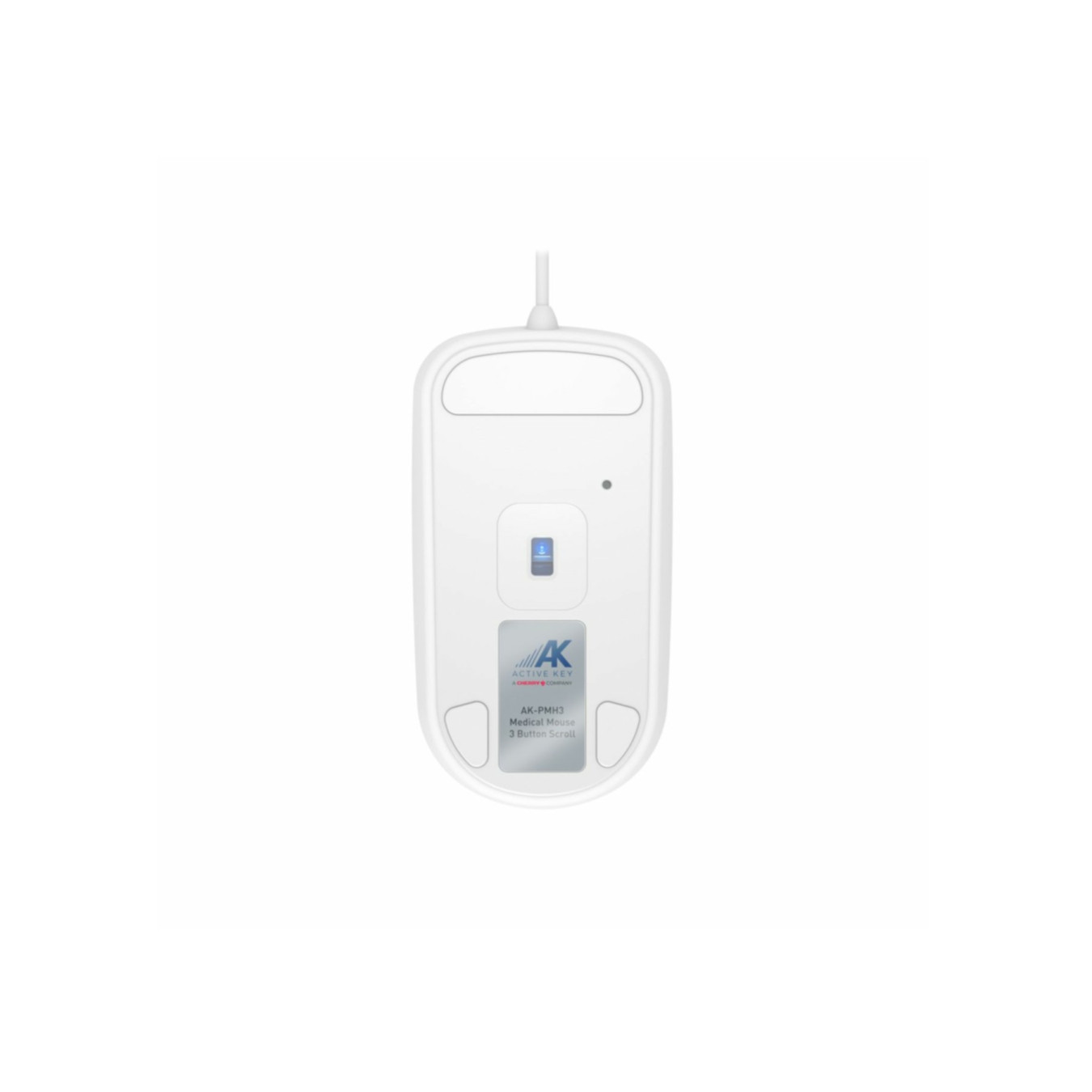 Cherry Medical Active Key Mouse - AK-PMH3 (AK-PMH3OB-US-W) - Wired White, Medical-Grade — Buy in Cyprus with Fast Delivery