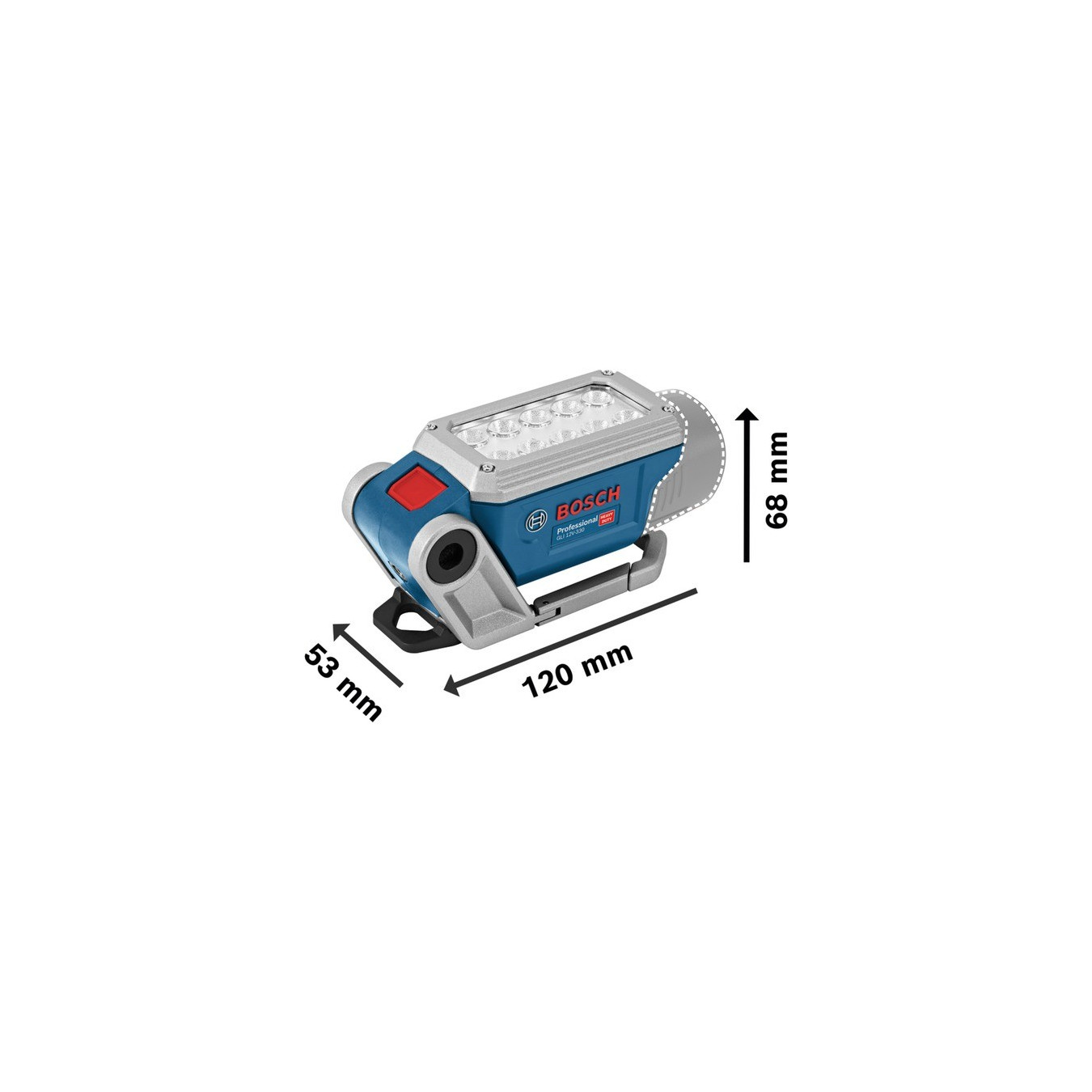 Battery lamp GLI DeciLED 12V 10.8V-Li, work light — Buy in Cyprus with Fast Delivery