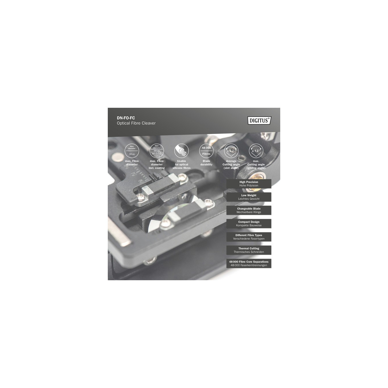 Fiber optic cutting device, assembly tool — Buy in Cyprus with Fast Delivery