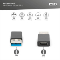 USB Type-C Adapter, USB A - USB-C — Buy in Cyprus with Fast Delivery