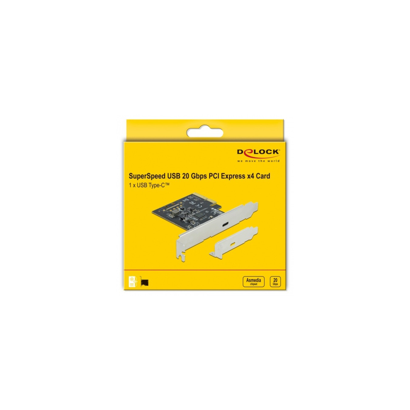 PCIe x4 to 1x extern SuperSpeed USB 3.2 Gen 2x2, USB-Controller — Buy in Cyprus with Fast Delivery
