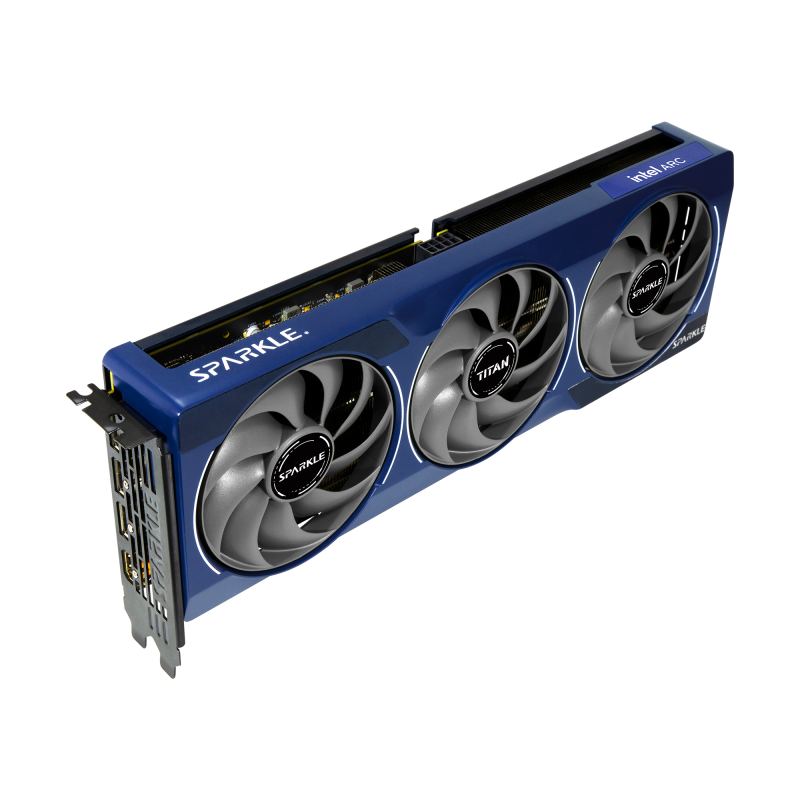 Buy SPARKLE Intel Arc B580 TITAN OC - 12GB GDDR6, 2740 MHz, Blue LED, PCIe 4.0 in Cyprus, Nicosia, Limassol, Larnaka, Pafos