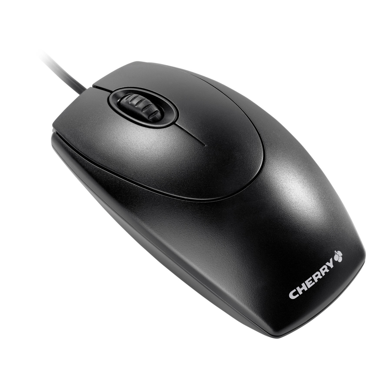 Cherry WheelMouse - M-5450 - Wired Ambidextrous Optical Mouse, Black, 1000 DPI, USB Type-A + PS/2
