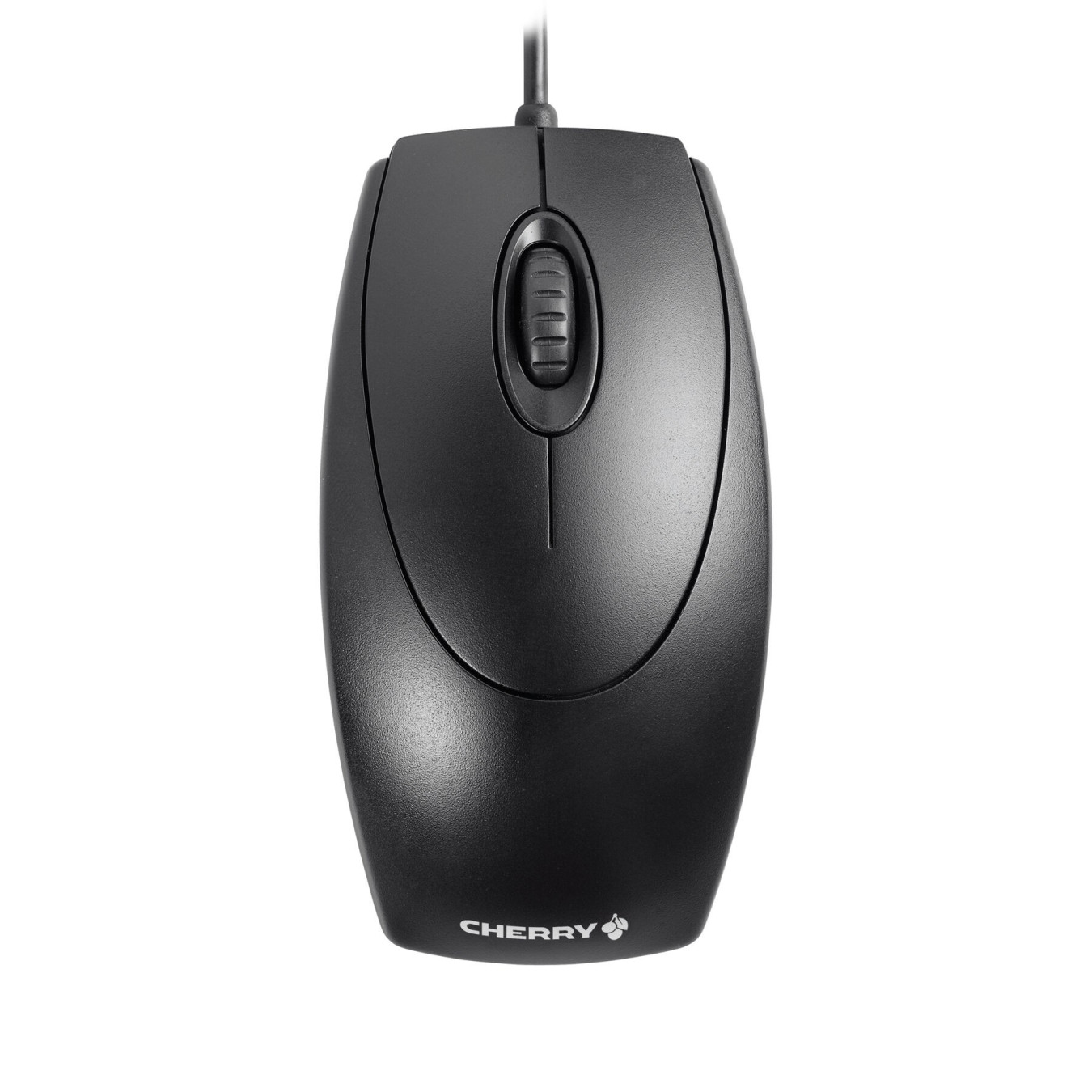 Cherry WheelMouse - M-5450 - Wired Ambidextrous Optical Mouse, Black, 1000 DPI, USB Type-A + PS/2