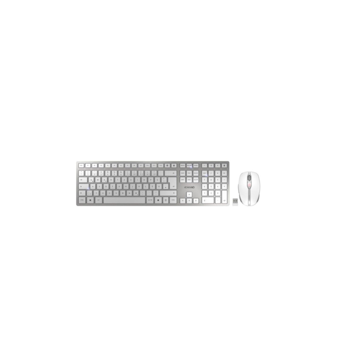 Cherry DW 9100 SLIM JD-9100DE-1 Slim Silver German QWERTZ RF+BT (Boxed) — Buy in Cyprus with Fast Delivery