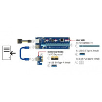 Riser Card PCI x1 to x16 USB Kabel — Buy in Cyprus with Fast Delivery