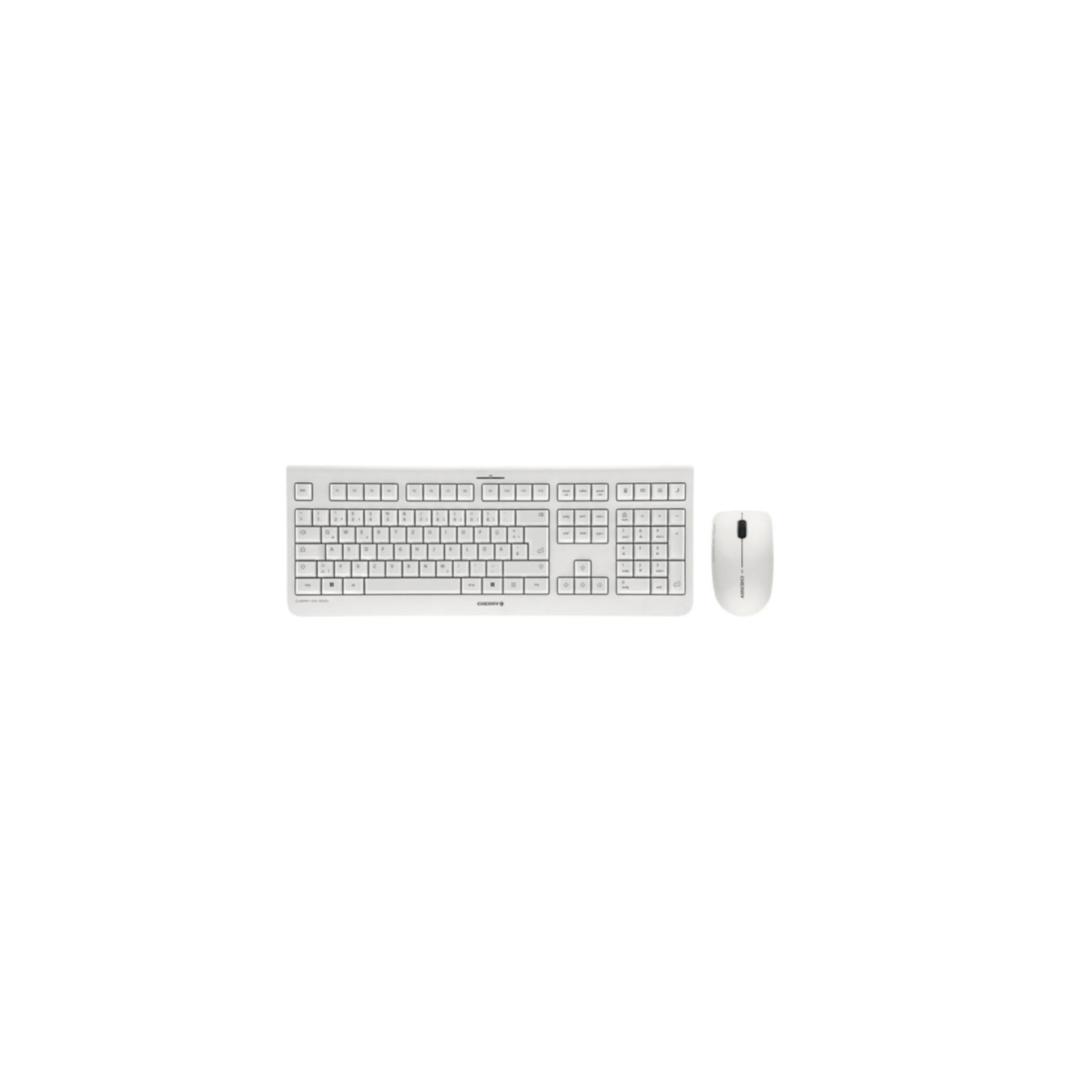 Keyboard & Mouse Cherry Wireless Combo DW3000 white (DE) (JD-0710DE-0) — Buy in Cyprus with Fast Delivery