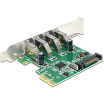 PCI Express card to 4 x external USB 3.0, interface card — Buy in Cyprus with Fast Delivery