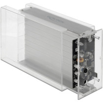 External dual housing for 2 x 3.5' SATA HDD with USB Type-C socket, drive housing — Buy in Cyprus with Fast Delivery