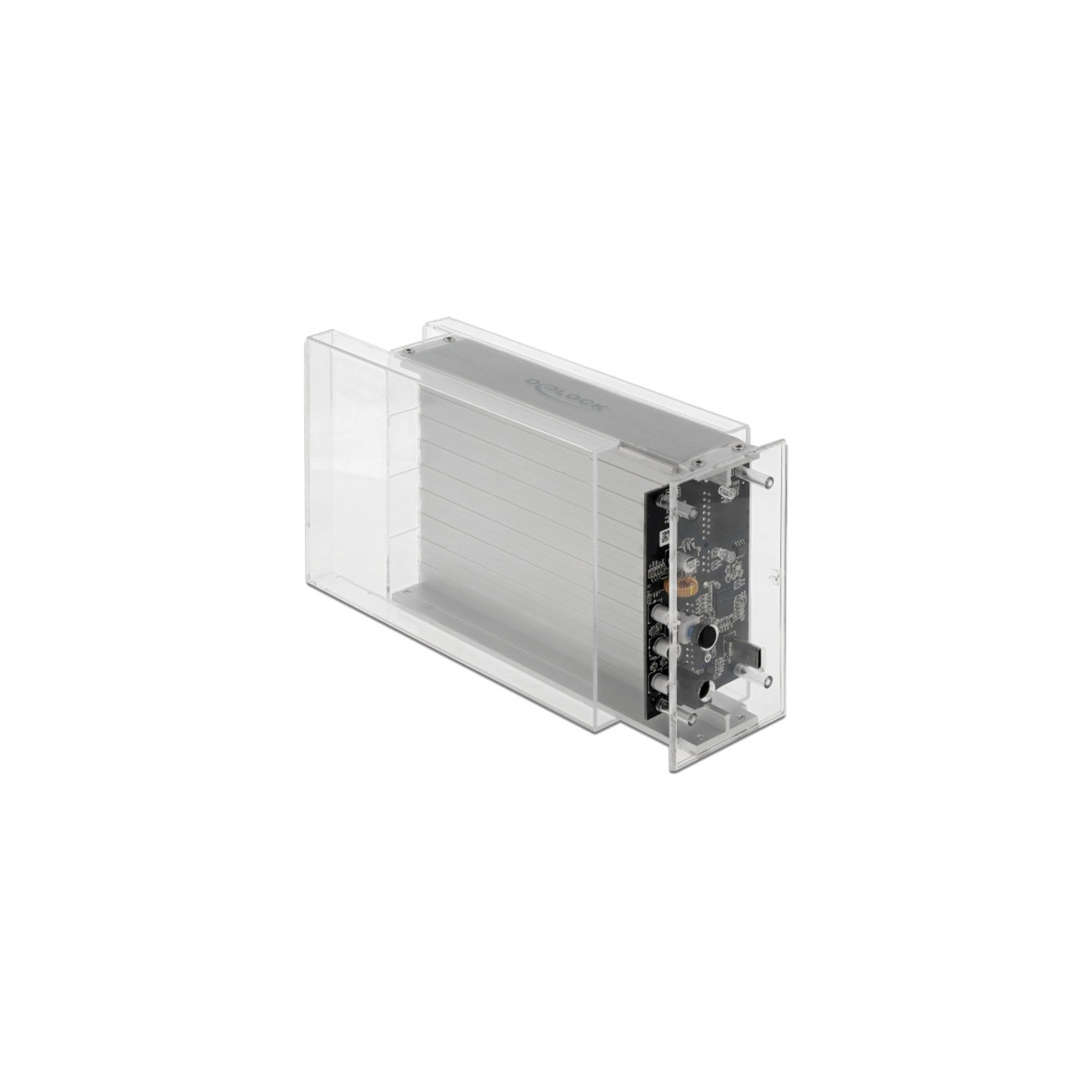 External dual housing for 2 x 3.5' SATA HDD with USB Type-C socket, drive housing — Buy in Cyprus with Fast Delivery