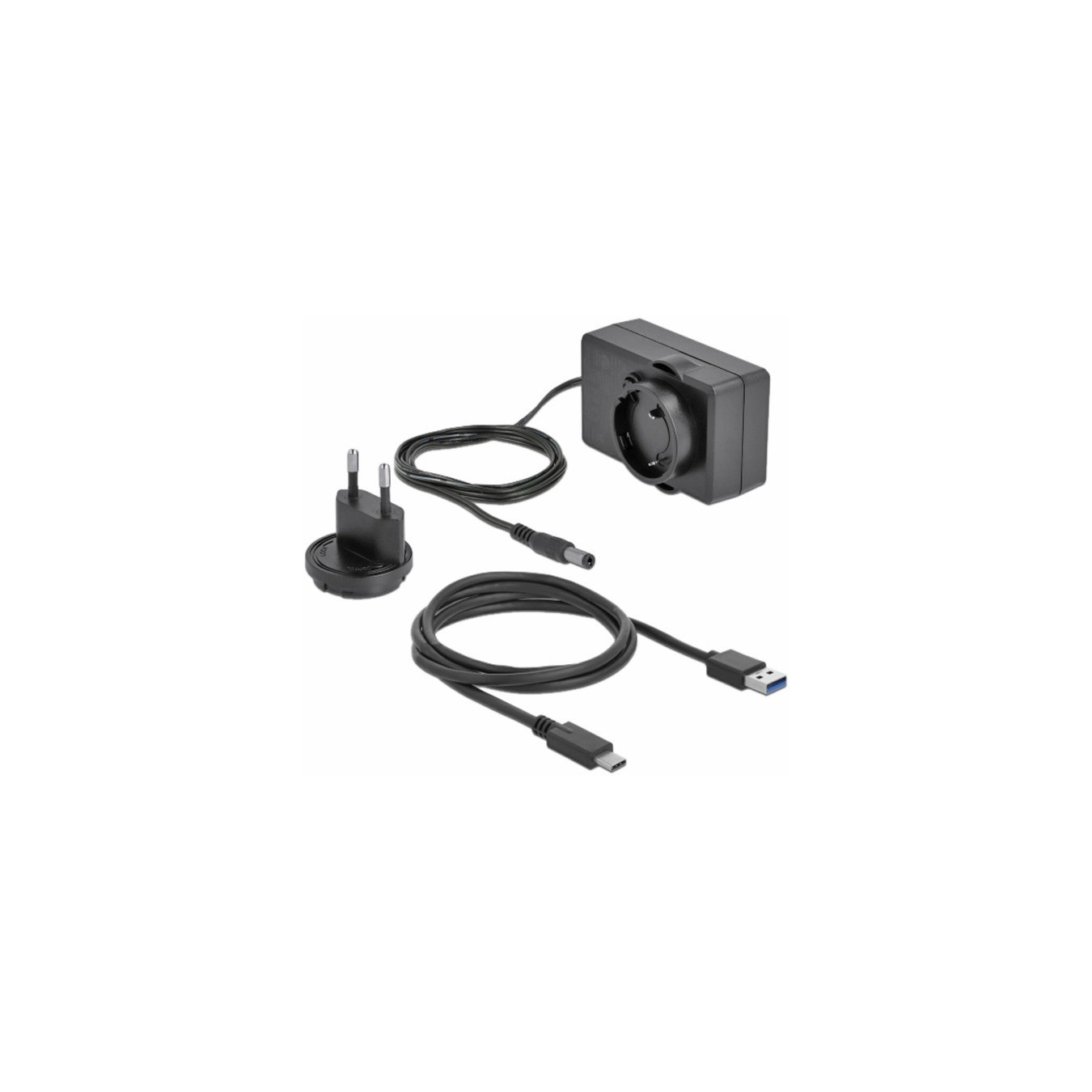 External dual housing for 2 x 3.5' SATA HDD with USB Type-C socket, drive housing — Buy in Cyprus with Fast Delivery