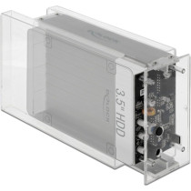 External dual housing for 2 x 3.5' SATA HDD with USB Type-C socket, drive housing — Buy in Cyprus with Fast Delivery