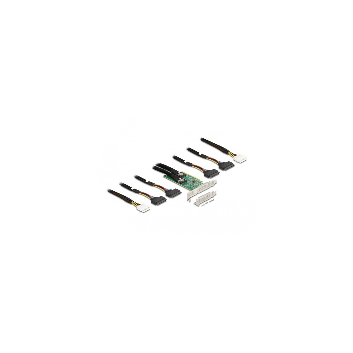 PCI Express 4.0 x16 card to 4 x SFF-8639 NVMe, controller — Buy in Cyprus with Fast Delivery