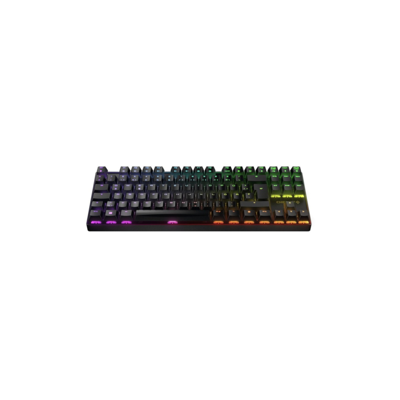 CHERRY MX 8.2 TKL Wireless - G80-3882LJADE-2 - Black, German QWERTZ, Tri-Mode USB/2.4G/Bluetooth, RGB