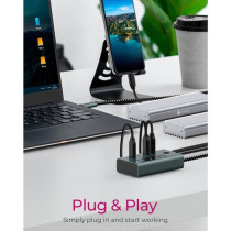 ICY BOX IB-HUB1454-C31 4-Port USB-C Hub – 10Gbps 20W PD | Armenius Store