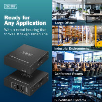 USB 3.2 Gen1 CAT Extender-Set, 5Gbps, 100 Meter, USB-Extender — Buy in Cyprus with Fast Delivery