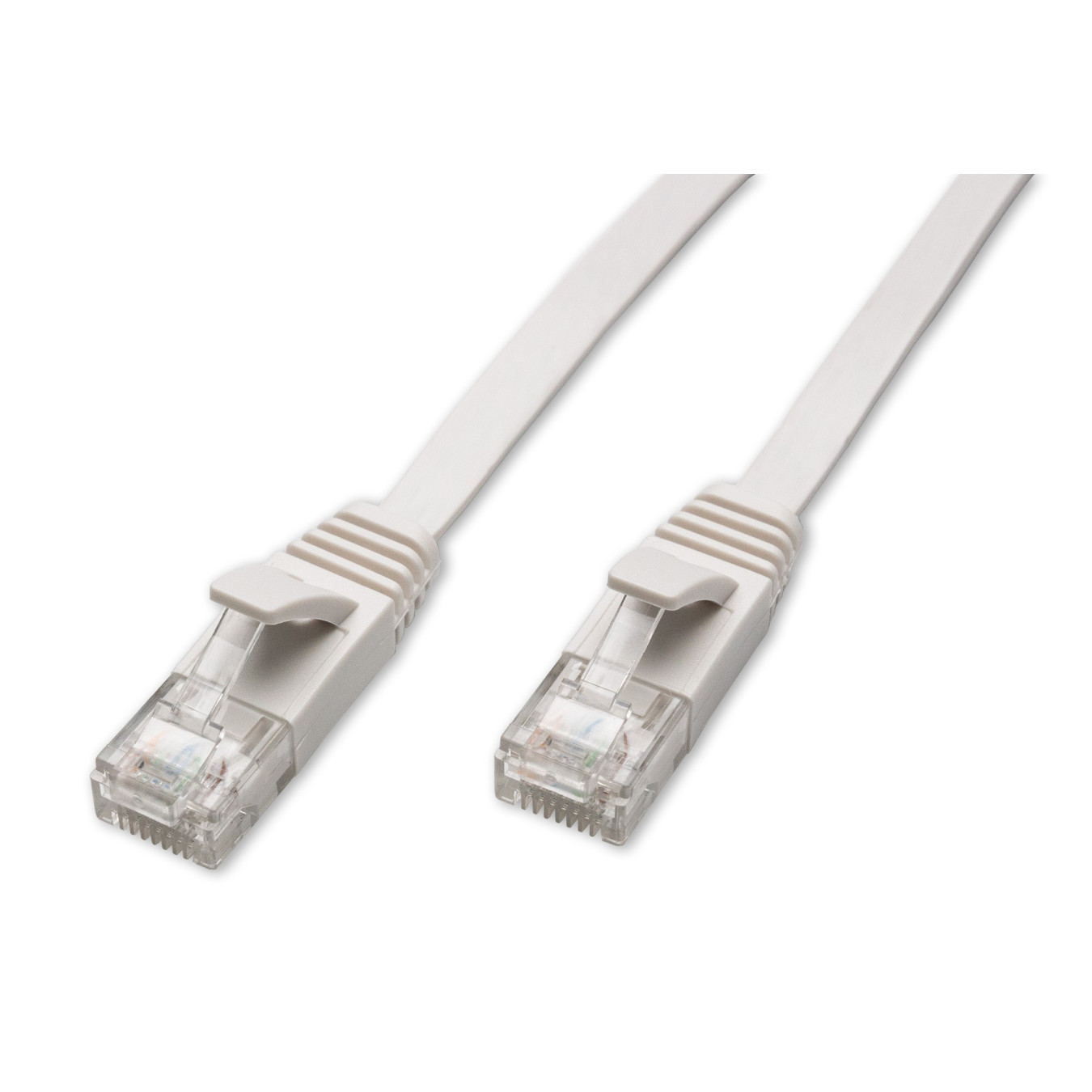 Cat6a Ethernet Patch Cable - 5m - White, 10 Gbps, RJ45 Gold-Plated Connectors, PVC Jacket — Buy in Cyprus with Fast Delivery