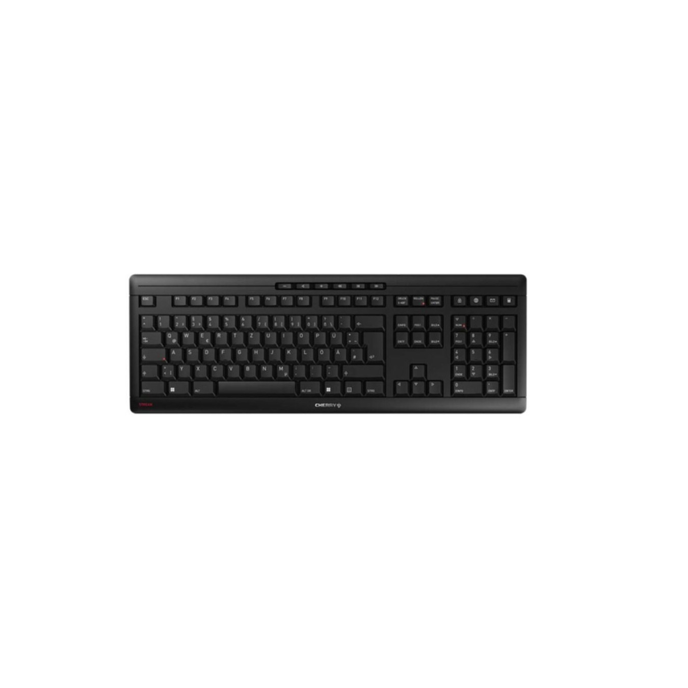CHERRY STREAM Keyboard - JK-8550DE-2 - 2.4 GHz Wireless, German QWERTZ, Black — Buy in Cyprus with Fast Delivery