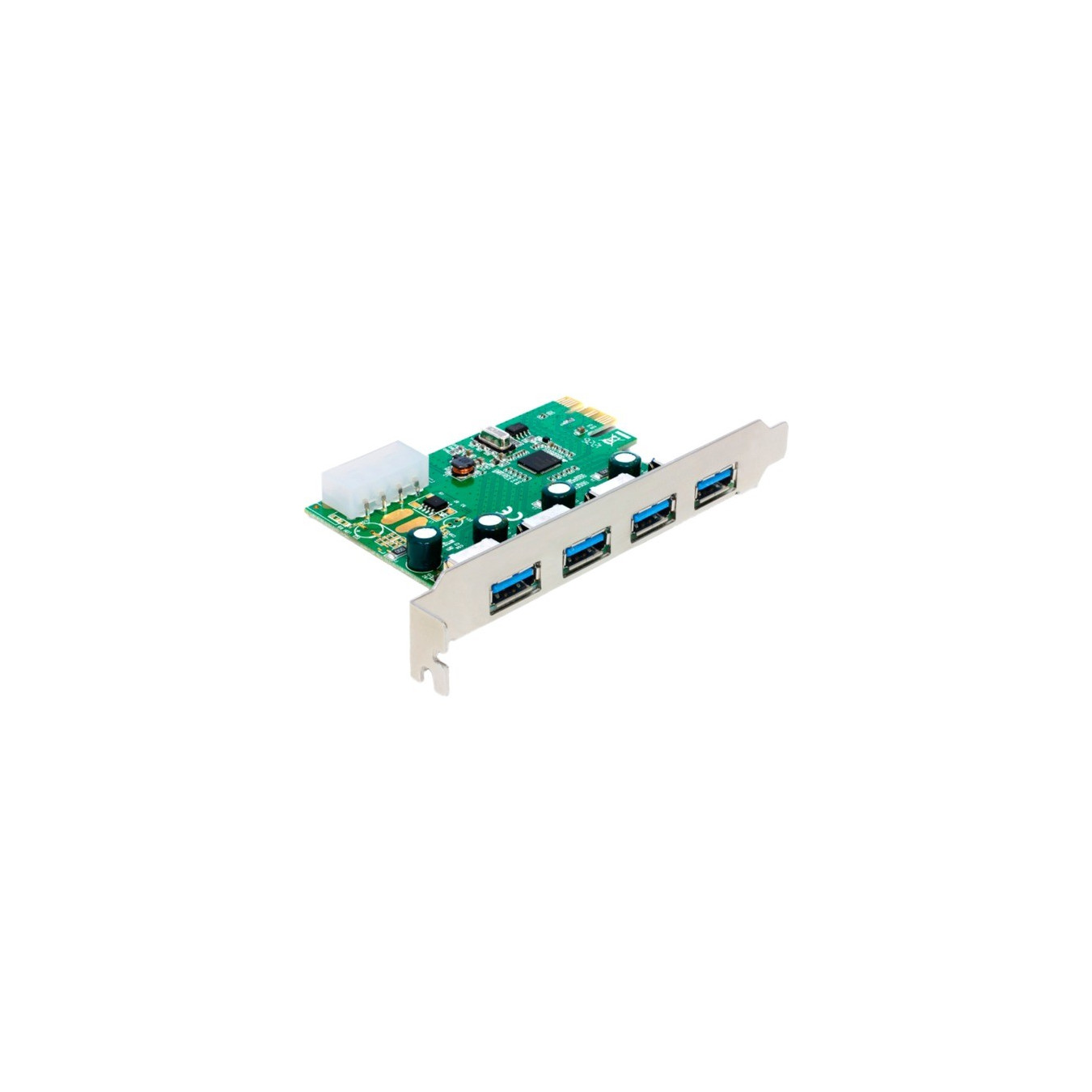 PCIe x1 card for 4x external USB Type-A 5 Gbit s, USB controller — Buy in Cyprus with Fast Delivery