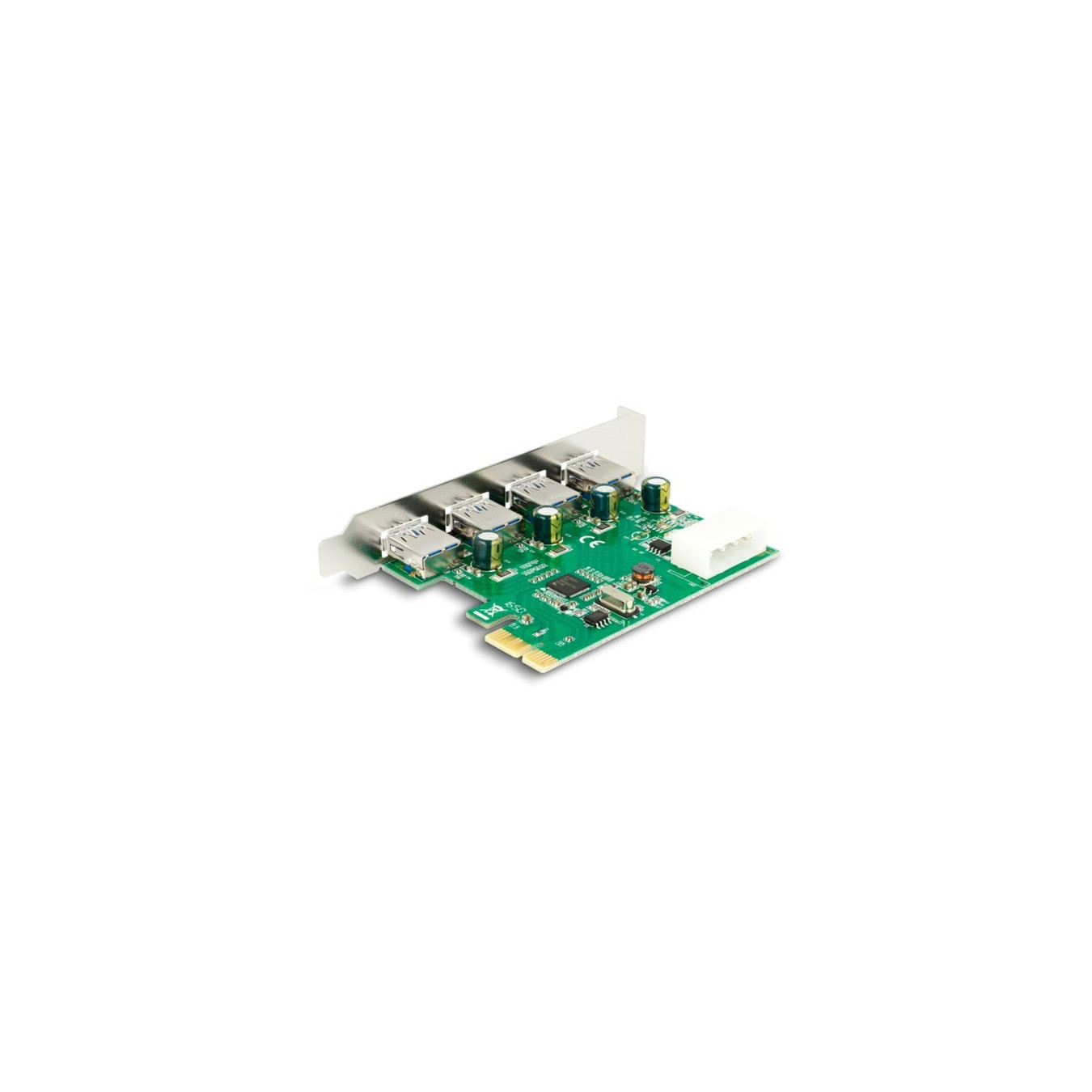 PCIe x1 card for 4x external USB Type-A 5 Gbit s, USB controller — Buy in Cyprus with Fast Delivery