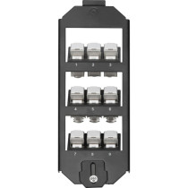 Floor tank holder for Keystone modules, 3-fold, installation frame — Buy in Cyprus with Fast Delivery