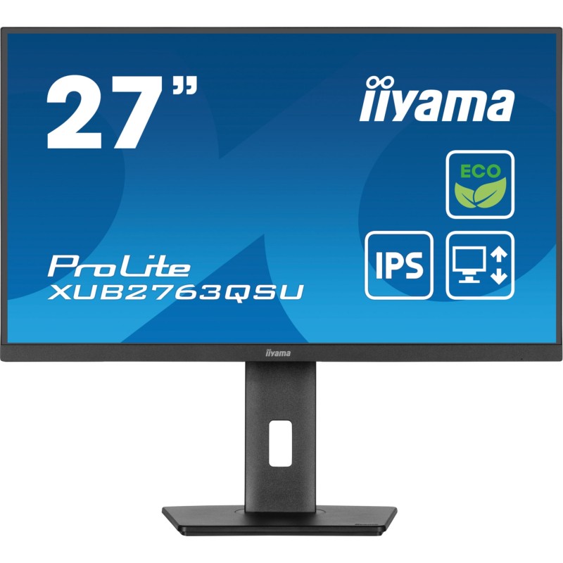 Buy iiyama ProLite XUB2763QSU-B1 - 27" QHD (2560x1440) IPS 100Hz 2ms - Black, He... in Cyprus, Nicosia, Limassol, Larnaka, Pafos