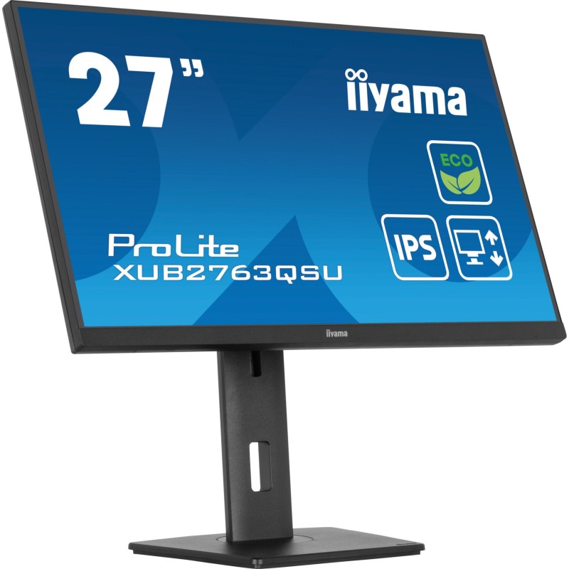 Buy iiyama ProLite XUB2763QSU-B1 - 27" QHD (2560x1440) IPS 100Hz 2ms - Black, He... in Cyprus, Nicosia, Limassol, Larnaka, Pafos