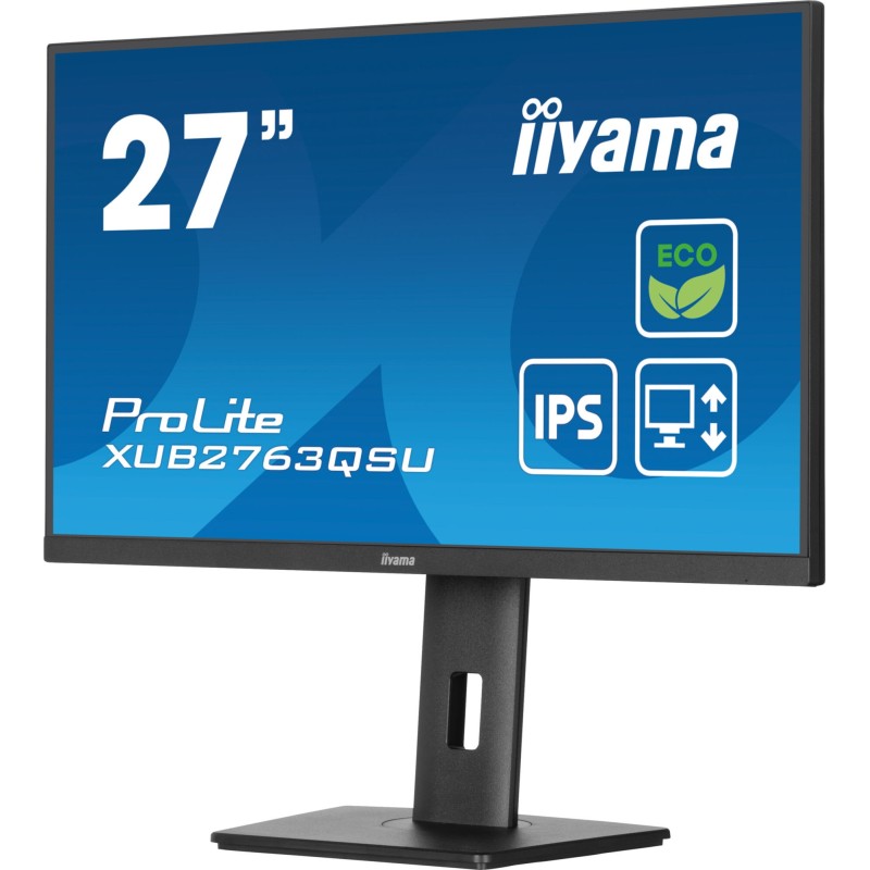 Buy iiyama ProLite XUB2763QSU-B1 - 27" QHD (2560x1440) IPS 100Hz 2ms - Black, He... in Cyprus, Nicosia, Limassol, Larnaka, Pafos