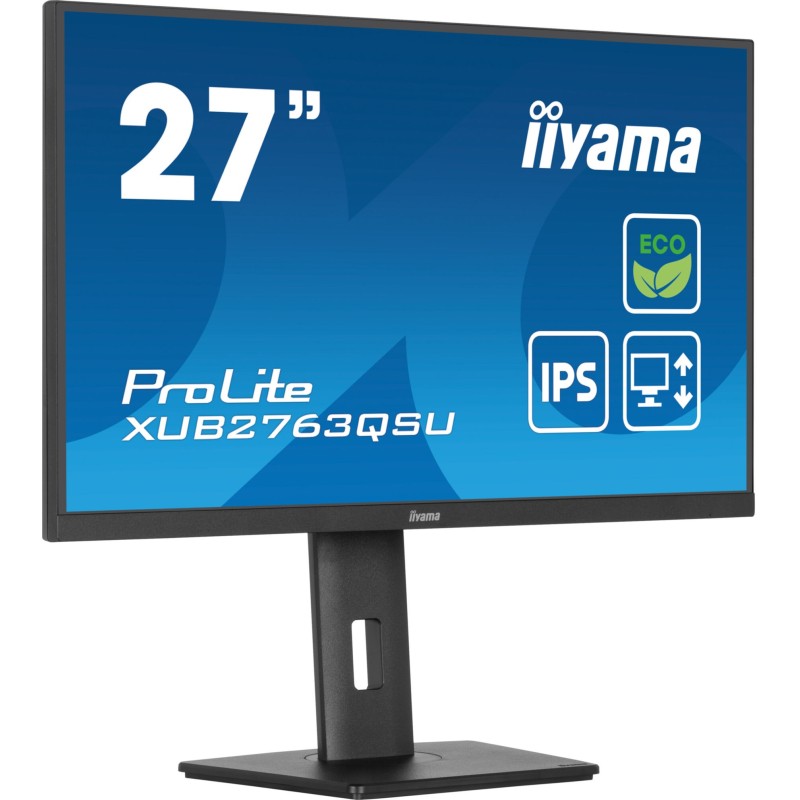 Buy iiyama ProLite XUB2763QSU-B1 - 27" QHD (2560x1440) IPS 100Hz 2ms - Black, He... in Cyprus, Nicosia, Limassol, Larnaka, Pafos