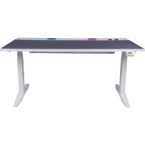 G700 RGB White Gaming Desk, Gaming-Tisch — Buy in Cyprus with Fast Delivery