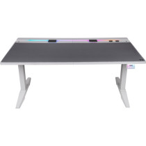 G700 RGB White Gaming Desk, Gaming-Tisch — Buy in Cyprus with Fast Delivery