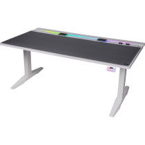 G700 RGB White Gaming Desk, Gaming-Tisch — Buy in Cyprus with Fast Delivery