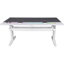 G700 RGB White Gaming Desk, Gaming-Tisch — Buy in Cyprus with Fast Delivery
