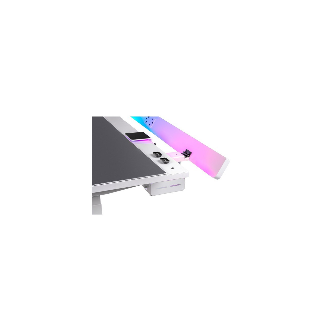 G700 RGB White Gaming Desk, Gaming-Tisch — Buy in Cyprus with Fast Delivery