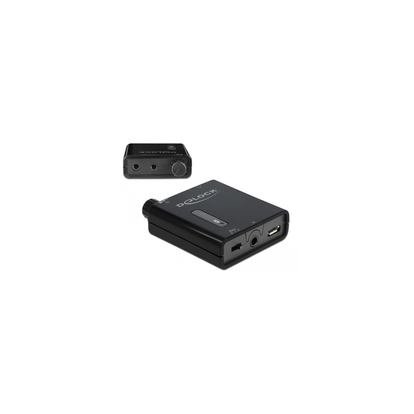 Portable stereo headphone amplifier with two outputs and bass boost — Buy in Cyprus with Fast Delivery