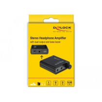 Portable stereo headphone amplifier with two outputs and bass boost — Buy in Cyprus with Fast Delivery