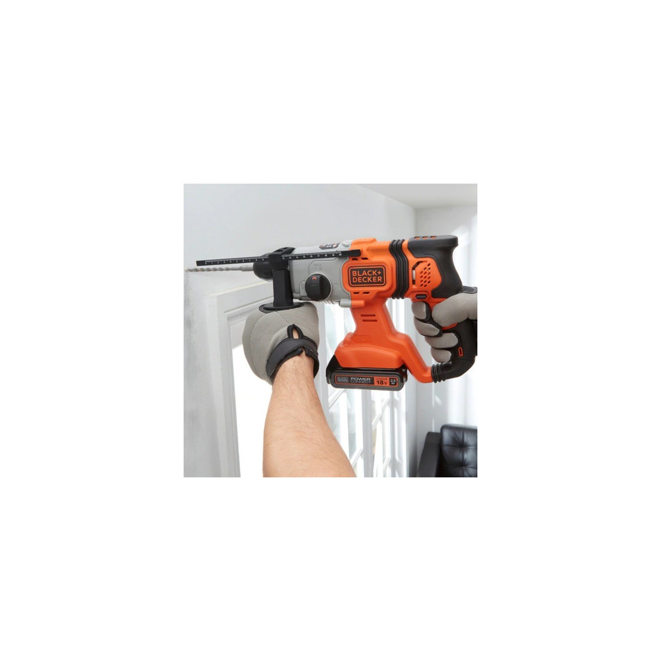 Cordless combination hammer BCD900E2K, 18 volts, hammer drill — Buy in Cyprus with Fast Delivery